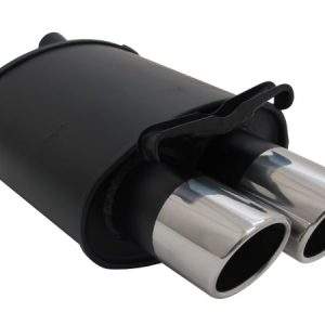 Novus Sportauspuff für Mercedes SLK R170 2x90mm SR-Design