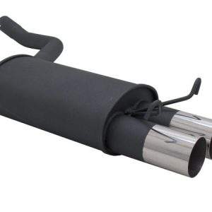 Novus Sportauspuff für Mercedes 190 W201 2x76mm RL-Design