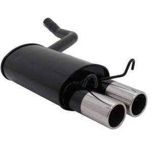 Novus Sportauspuff für Mercedes 190 W201 2x76mm