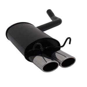 Novus Sportauspuff für Mercedes 190 W201 2x85/58mm AM-Design