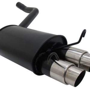 Novus Sportauspuff für Mercedes 190 W201 2x76mm GP-Design