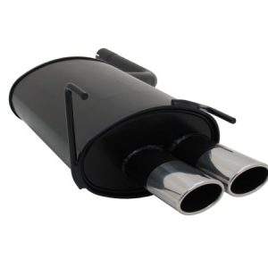 Novus Sportauspuff für Mercedes C-Klasse W202 / W208 2x85/58mm AM-Design