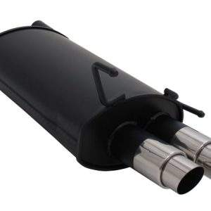 Novus Sportauspuff für Mercedes C-Klasse W202 / W208 2x76mm GP-Design