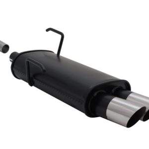 Novus Sportauspuff für Peugeot 206 2x76mm MS-Design