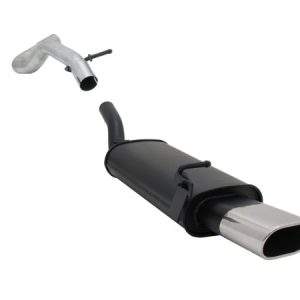 Novus Sportauspuff für Audi A3 / Seat Leon / VW Golf 4 / VW New Beetle 135x75mm