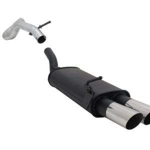 Novus Sportauspuff für Audi A3 / Seat Leon / VW Golf 4 / VW New Beetle 2x76mm MS-Design