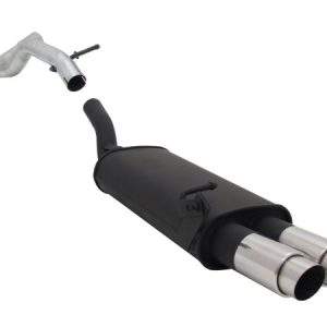 Novus Sportauspuff für Audi A3 / Seat Leon / VW Golf 4 / VW New Beetle 2x76mm GP-Design