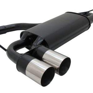 Novus Sportauspuff für Audi A3 / VW Golf 5 / VW Golf 6 / VW Scirocco 2x76mm RL-Design