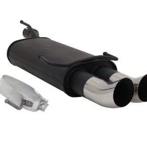 Novus Sportauspuff für Opel Astra F / Opel Kadett E 2x76mm DTM