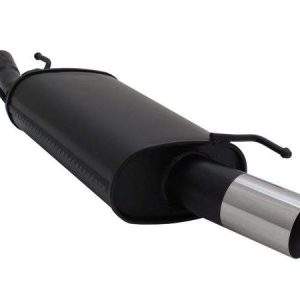 Novus Sportauspuff für Ford Fiesta MK4 / MK5 / JAS / JBS 1x76mm RL-Design