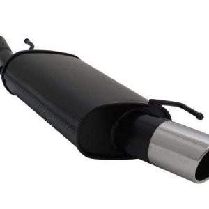 Novus Sportauspuff für Ford Fiesta MK4 / MK5 / JAS / JBS 1x90mm SR-Design