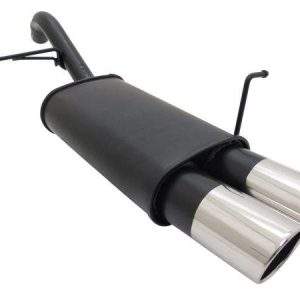 Novus Sportauspuff für Ford Fiesta MK7 JA8 1.25 / 1.4 / TDCI 2x90mm SR-Design