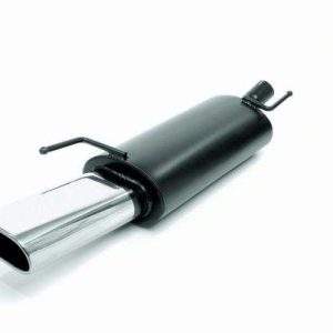 Novus Edelstahl Sportauspuff für VW Golf 3 / VW Golf 4 Cabrio 135x75mm