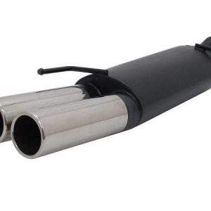 Novus Edelstahl Sportauspuff für VW Golf 3 / VW Golf 4 Cabrio 2x90mm
