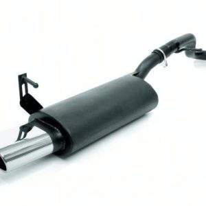 Novus Edelstahl Sportauspuff für Audi A3 / Seat Leon / VW Golf 4 / VW New Beetle 135x75mm