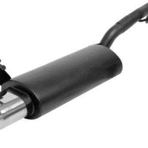 Novus Edelstahl Sportauspuff für Audi A3 / Seat Leon / VW Golf 4 / VW New Beetle 135x75mm DTM