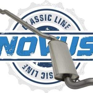 Novus Classic Line Edelstahl Vorschalldämpfer für Audi 80,90 2.0/2.2/2.3