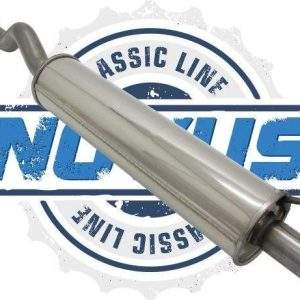 Novus Classic Line Edelstahl Vorschalldämpfer für Audi 80 B4
