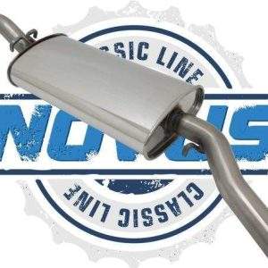 Novus Classic Line Edelstahl Endschalldämpfer für Golf 2 1.8