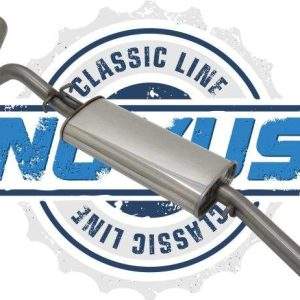 Novus Classic Line Edelstahl Endschalldämpfer für Golf 1 Scirocco 1