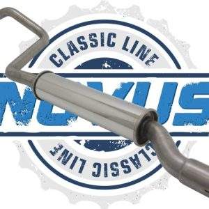 Novus Classic Line Edelstahl Vorschalldämpfer für Golf 1 Cabriolet 1.8 2H