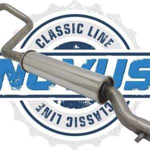 Novus Classic Line Edelstahl Vorschalldämpfer für Golf 1 Cabriolet Scirocco 53B