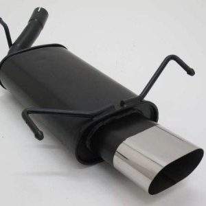 Novus Sportauspuff 135x75mm scharfkantig für Opel Corsa C