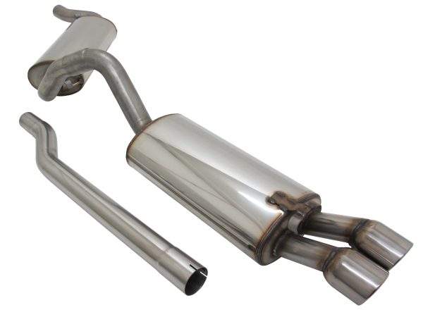 NOVUS Sportauspuff Anlage 2x76mm SR für Audi 80/90 B3 Typ 89 – Bild 2