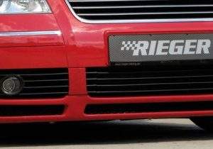Rieger Spoilerlippe mit 2 Turboschächten für V6 Diesel