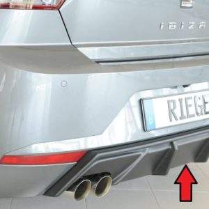 Rieger Heckeinsatz mit Endrohraussparung für Sport-ESD links