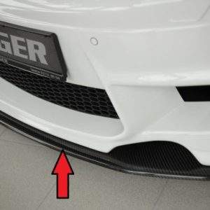 Carbon Spoilerschwert (20643PE) BMW 1er, E81-E88 für RIEGER Spoilerstoßstange 35030/31/32/33/41/42
