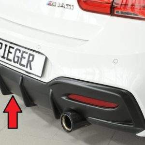 Rieger Heckeinsatz nur für M-Paket-Heckschürze, nur M135i / M140i