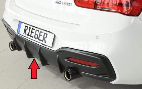 Rieger Heckeinsatz nur für M-Paket-Heckschürze, nur M135i / M140i