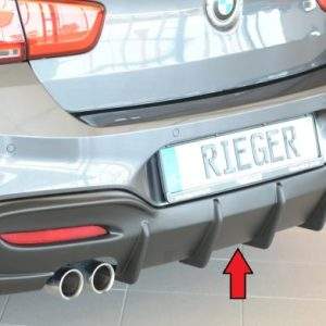Rieger Heckeinsatz (Typ: 35066) nur für M-Paket-Heckschürze, nicht M135i / M140i