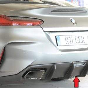 Rieger Heckeinsatz nur für M-Sport-Paket-Heckschürze