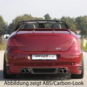 Rieger Heckansatz nur für Cabrio und für 4-Rohr-Anlagen!