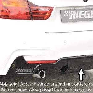 Rieger Heckeinsatz nur für M-Paket-Heckschürze