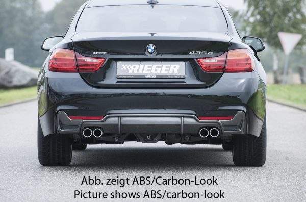 Rieger Heckeinsatz Carbon nur für M-Paket-Heckschürze – Bild 3