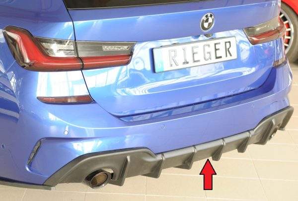 Rieger Heckeinsatz nur für M-Sport-Paket-Heckschürze