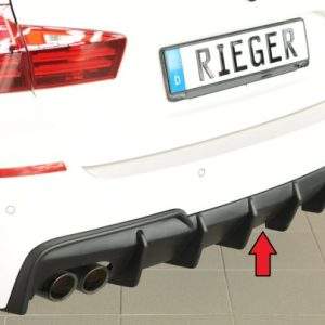 Rieger Heckeinsatz nur für M-Sport-Paket-Heckschürze