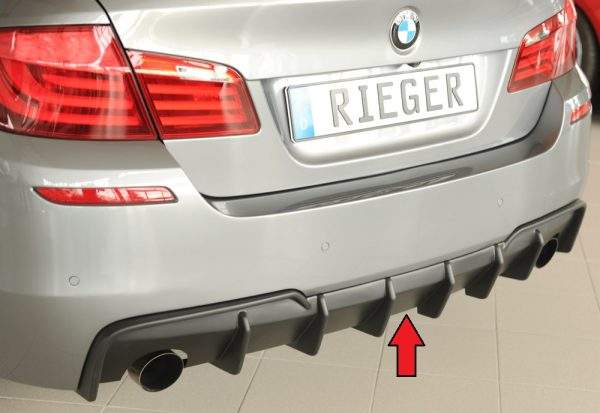 Rieger Heckeinsatz nur für M-Sport-Paket-Heckschürze
