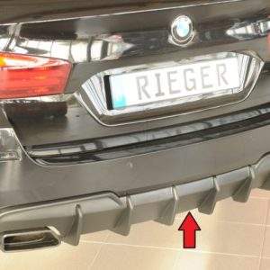 Rieger Heckeinsatz (für Fzg. mit AHK) nur für M-Sport-Paket-Heckschürze