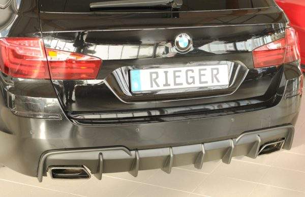Rieger Heckeinsatz (für Fzg. mit AHK) nur für M-Sport-Paket-Heckschürze – Bild 5