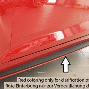 Rieger Seitenschwelleransatz nur für S-Line-Schweller