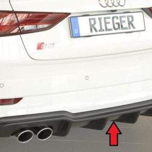 Rieger Heckeinsatz nur S3 (8V) Limousine / Cabrio