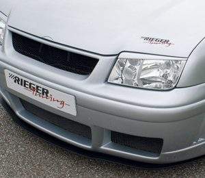 Rieger Abdeckung Halbmond für Motorhaubenaussparung des orig. Grills