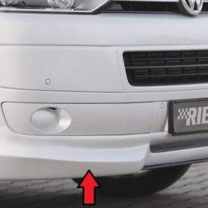 Rieger Spoilerlippe für alle Modelle mit Multivan-/Caravellefront