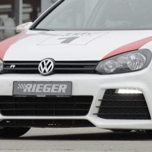 Rieger Spoilerstoßstange inkl Lufteinlassblenden li/re ABS/schwarz glänzend