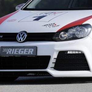 Rieger Spoilerstoßstange inkl Lufteinlassblenden li/re ABS/schwarz glänzend