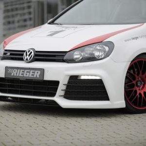 Rieger Spoilerstoßstange inkl Lufteinlassblenden li/re ABS/schwarz glänzend